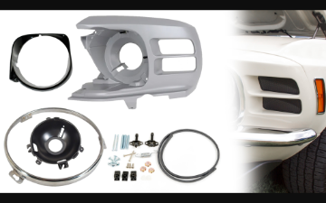 Show details for 1970-1970 Ford Mustang Headlight Bucket Assembly - Left Hand Picture of 1970-1970 Ford Mustang Headlight Bucket Assembly - Left Hand