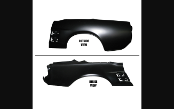Show details for 1967-1967 Ford Mustang OE Quarter Panel - Convertible - LH Picture of 1967-1967 Ford Mustang OE Quarter Panel - Convertible - LH