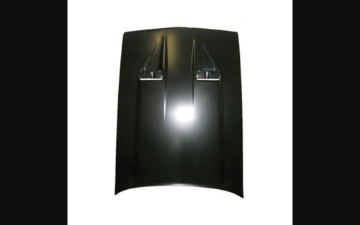 Show details for 1971-1973 Ford Mustang Steel Hood W/NACA Style Scoops Picture of 1971-1973 Ford Mustang Steel Hood W/NACA Style Scoops