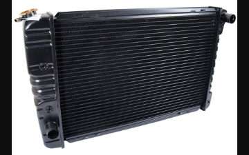 Show details for 1971-1973 Ford Mustang Radiator - Brass/Copper - Manual Transmission - V8 Picture of 1971-1973 Ford Mustang Radiator - Brass/Copper - Manual Transmission - V8