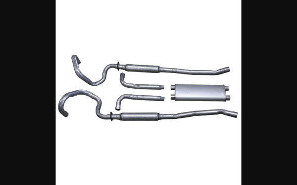 Picture of 1968-1969 Ford Mustang Dual Exhaust System - 428 Cobra Jet - 2.25" Transverse