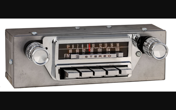 Picture of 1965-1966 Ford Mustang AM/FM Factory Look Stereo Radio W/Bluetooth & Upgraded Power Supply