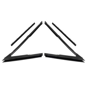 Show details for Metro Vent window rear division channel seals For Buick LeSabre 1963-1964; WR 2002-F Picture of Metro Vent window rear division channel seals For Buick LeSabre 1963-1964; WR 2002-F