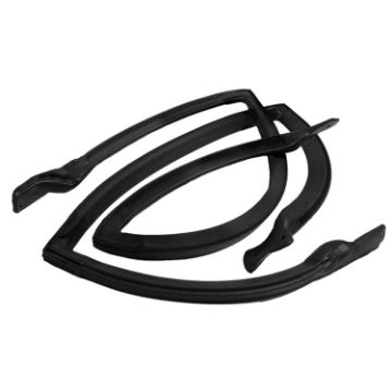 Show details for Metro Rear Roof Rail Seals For Pontiac Grand LeMans 1975-77, LeMans 1973-77; RR 5019-T Picture of Metro Rear Roof Rail Seals For Pontiac Grand LeMans 1975-77, LeMans 1973-77; RR 5019-T