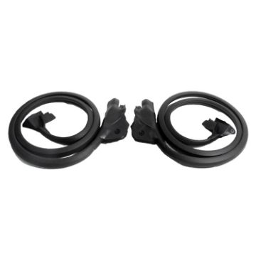Show details for Metro Molded Door Seals With Molded Ends Clips For Chevrolet Corvette 1984-89; LM 19-B Picture of Metro Molded Door Seals With Molded Ends Clips For Chevrolet Corvette 1984-89; LM 19-B