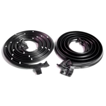 Show details for Metro Door Seals, with Clips and Molded End For Buick Electra 1965-66 4456006/7; LM 20 Picture of Metro Door Seals, with Clips and Molded End For Buick Electra 1965-66 4456006/7; LM 20