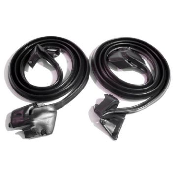 Show details for Metro Door Seals, with Clips and Molded Ends For Pontiac GTO 1969-1971; LM 12-G Picture of Metro Door Seals, with Clips and Molded Ends For Pontiac GTO 1969-1971; LM 12-G