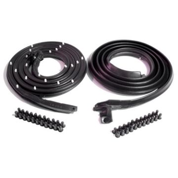 Show details for Metro Door Seals, with Clips and Molded Ends For Chevrolet Chevy II 1962-1967; LM 20-N Picture of Metro Door Seals, with Clips and Molded Ends For Chevrolet Chevy II 1962-1967; LM 20-N