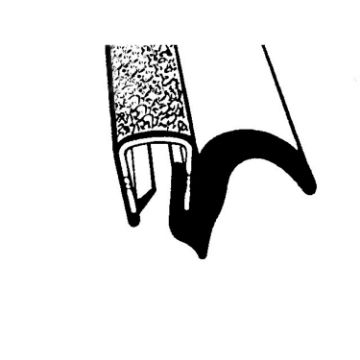 Show details for Metro Pinchweld Trim Seal 25' length; TS 7-25 Picture of Metro Pinchweld Trim Seal 25' length; TS 7-25
