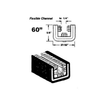 Show details for Metro Flexible glass-run channel For Chevrolet C10 Pickup 1963-1964; WC 40-60 Picture of Metro Flexible glass-run channel For Chevrolet C10 Pickup 1963-1964; WC 40-60