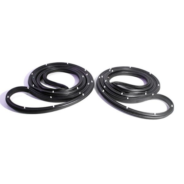Picture of Metro Rear Molded Door Seals with Clips For Buick Sportwagon 1966-1967; LM 12-QC