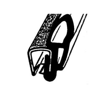 Show details for Metro Door and Trunk Trim Seal 25' length; TS 9-25 Picture of Metro Door and Trunk Trim Seal 25' length; TS 9-25