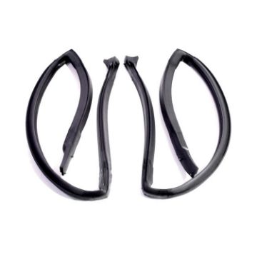 Show details for Metro Molded Rear Roof Rail Seals For Cadillac Seville 1980-1985; RR 5010-D Picture of Metro Molded Rear Roof Rail Seals For Cadillac Seville 1980-1985; RR 5010-D