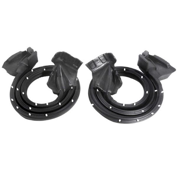 Picture of Metro Rear Door Seals with Molded Ends & Clips For Cadillac Seville 1980-1985; LM 18-S