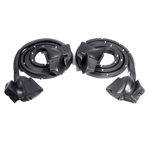 Picture of Metro Front Door Seals with Molded Ends & Clips For Cadillac Seville 1980-1985 LM 18-R