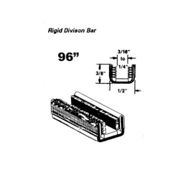 Show details for Metro Rigid Division-Bar Channel For Panel & Pick-up Trucks 96 in. Long; WC 3-96 Picture of Metro Rigid Division-Bar Channel For Panel & Pick-up Trucks 96 in. Long; WC 3-96