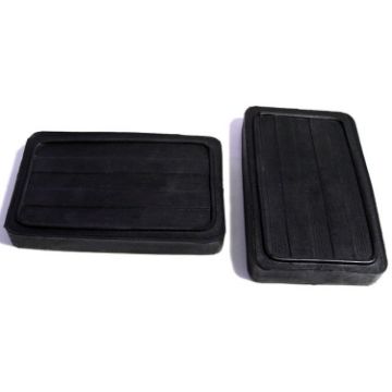 Show details for Metro Black Clutch & Brake Pedal Pads For Chrysler Airflow 1935-1937; CB 28-A Picture of Metro Black Clutch & Brake Pedal Pads For Chrysler Airflow 1935-1937; CB 28-A