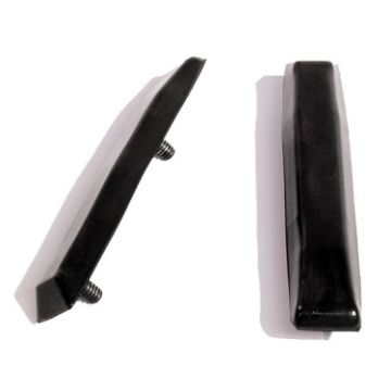 Show details for Metro 5-7/16" Long X 1" Wide Rear Bumper Guards For Dodge Challenger 1970-72; BG 101-A Picture of Metro 5-7/16" Long X 1" Wide Rear Bumper Guards For Dodge Challenger 1970-72; BG 101-A