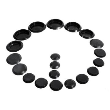 Show details for Metro Black Plastic Flush Munt Hole Plugs See Components List; PK 600 Picture of Metro Black Plastic Flush Munt Hole Plugs See Components List; PK 600