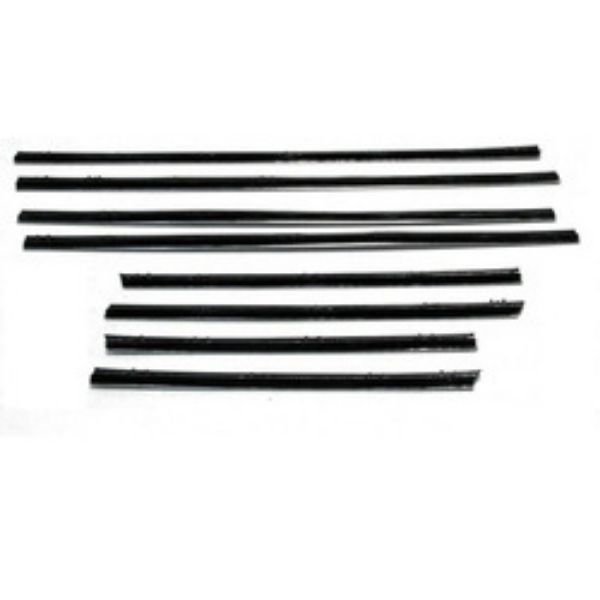 Picture of Metro Window Sweeper kit. Fits 63-66 Dodge Dart Convertible . 8 pc