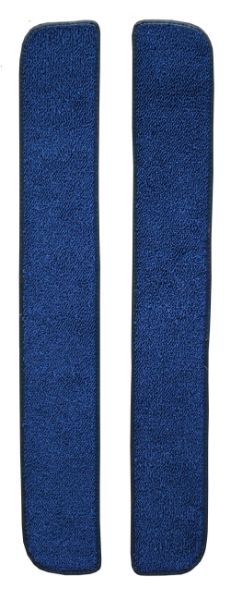 Picture of 1961-1966 Ford F-350 Door Panel Inserts with Cardboard 2pc Loop Carpet Flooring 01 Black