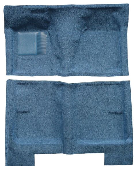 Picture of 1962-1965 Ford Fairlane 4DR Sedan Full Molded Loop Carpet Flooring 01 Black
