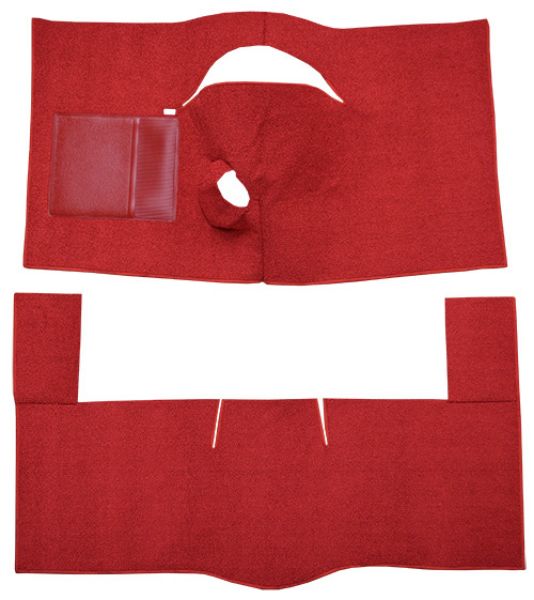 Picture of 1963-1965 Ford Fairlane 2DR Hardtop 4spd Bench Seat Loop Carpet Flooring 01 Black