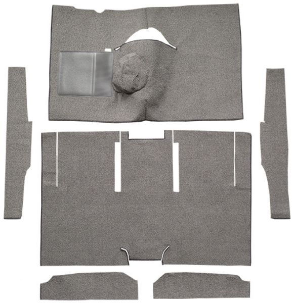 Picture of 1963-1965 Mercury Comet 2DR Sedan 4spd Bucket Seat 8 Cylinder Loop Carpet Flooring 01 Black