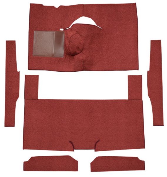 Picture of 1963-1965 Mercury Comet 2DR Sedan 4spd Bench Seat 8 Cylinder Loop Carpet Flooring 01 Black