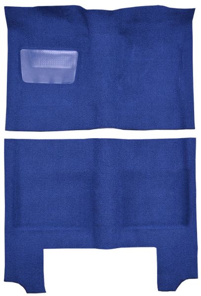 Picture of 1964-1966 Plymouth Barracuda Auto without Console Strip Pass Area Loop Carpet Flooring 01 Black