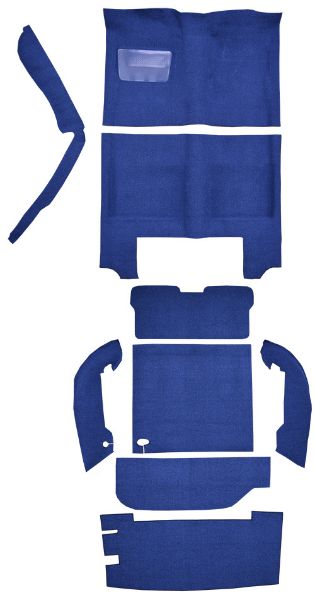 Picture of 1964-1966 Plymouth Barracuda Auto Includes Trunk Mat Complete Loop Carpet Flooring 01 Black