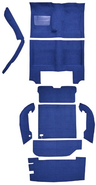 Picture of 1964-1966 Plymouth Barracuda 4spd Complete Loop Carpet Flooring 01 Black