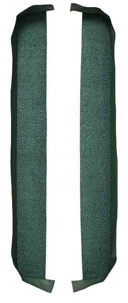 Picture of 1970-1972 Buick GS Door Panel 2DR 5 Inch Inserts 2pc Loop Carpet Flooring 01 Black