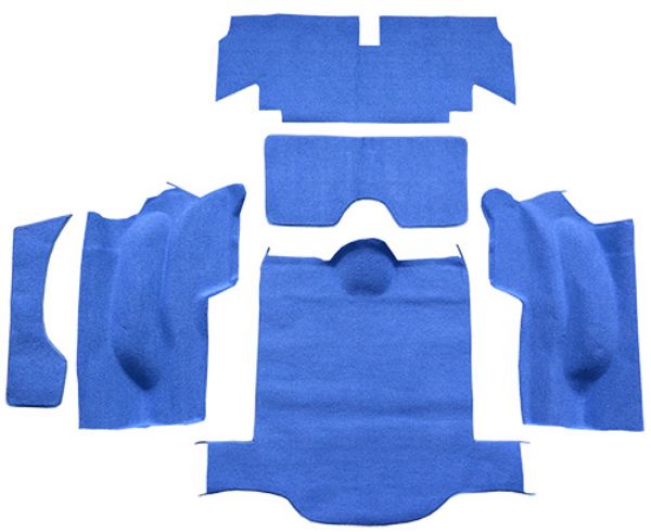 Picture of 1965 Chevrolet Corvette Coupe Rear No Pad Loop Carpet Flooring 01 Black