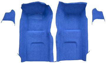 Show details for 1965-1966 Chevrolet Corvette Fronts with Kick Panel Inserts No Pad Loop Carpet Flooring 01 Black Picture of 1965-1966 Chevrolet Corvette Fronts with Kick Panel Inserts No Pad Loop Carpet Flooring 01 Black
