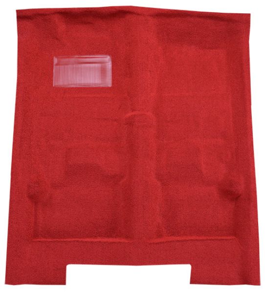 Picture of 1965-1968 Chrysler Imperial 2DR/4DR 1 piece carpet.  Non original item. Loop Carpet Flooring 01 Black