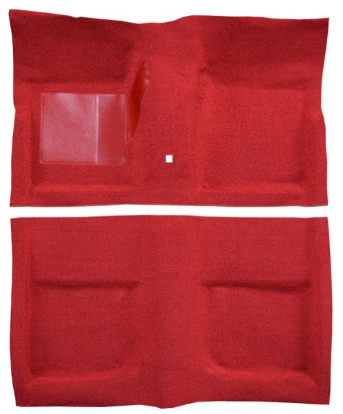 Picture of 1965-1968 Ford Mustang Coupe with Shifter Hole Nylon Carpet Flooring 601 Black