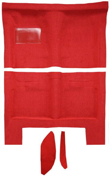 Picture of 1966 Dodge Charger Auto with Console Strips Pass Area Loop Carpet Flooring 01 Black