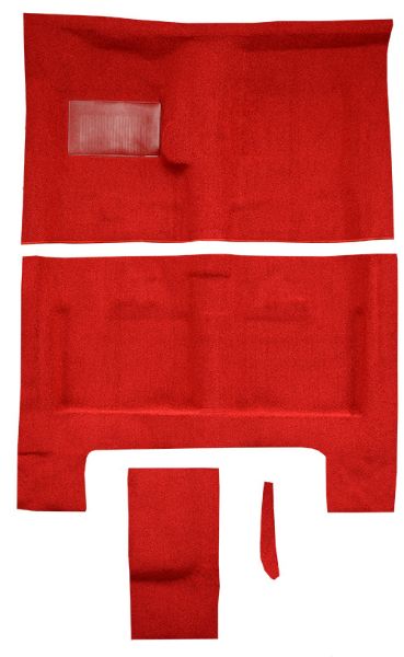 Picture of 1966 Dodge Charger 4spd with Console Strips Pass Area Loop Carpet Flooring 01 Black