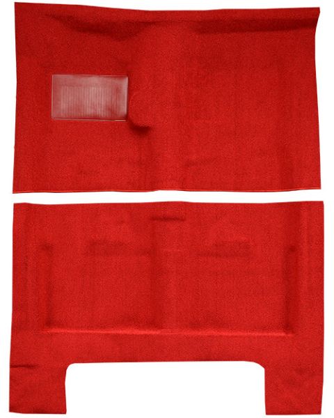 Picture of 1966-1967 Dodge Charger 4spd without Console Strips Pass Area Loop Carpet Flooring 01 Black