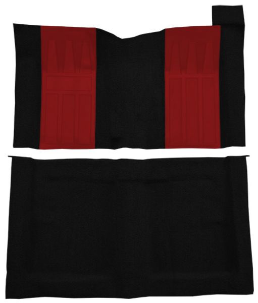 Picture of 1969 Ford Torino GT 2DR Hardtop/Fastback 4spd with 2 Red Inserts Loop Carpet Flooring 01 Black