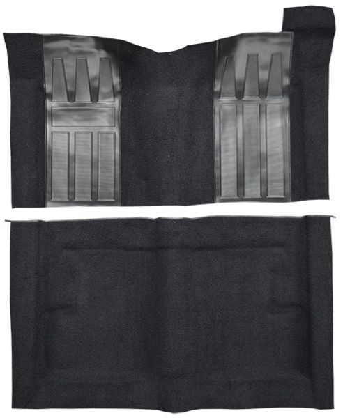 Picture of 1970-1971 Mercury Cyclone GT Auto with 2 Black Inserts Loop Carpet Flooring 01 Black