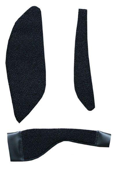 Picture of 1970 Plymouth Superbird Auto Console Strip 3pc Loop Carpet Flooring 01 Black