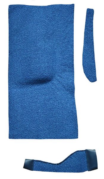 Picture of 1970 Plymouth Superbird 4spd Console Strip 3pc Loop Carpet Flooring 01 Black