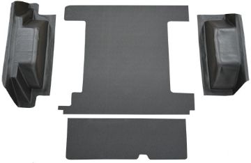 Show details for 1966-1976 Ford Bronco 2 Gas Tanks with Tailgate Lock Cargo Area Vinyl Carpet Flooring #16 Black Picture of 1966-1976 Ford Bronco 2 Gas Tanks with Tailgate Lock Cargo Area Vinyl Carpet Flooring #16 Black
