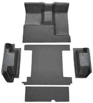Show details for 1966-1976 Ford Bronco 2 Gas Tanks Complete with Tailgate Lock Vinyl Carpet Flooring #16 Black Picture of 1966-1976 Ford Bronco 2 Gas Tanks Complete with Tailgate Lock Vinyl Carpet Flooring #16 Black