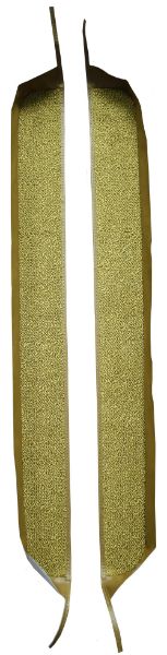 Picture of 1967 Pontiac Firebird Door Panel Inserts with Binding 2pc Loop Carpet Flooring 01 Black