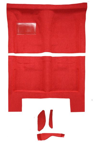 Picture of 1967 Dodge Charger Auto with Console Strips Pass Area Loop Carpet Flooring 01 Black