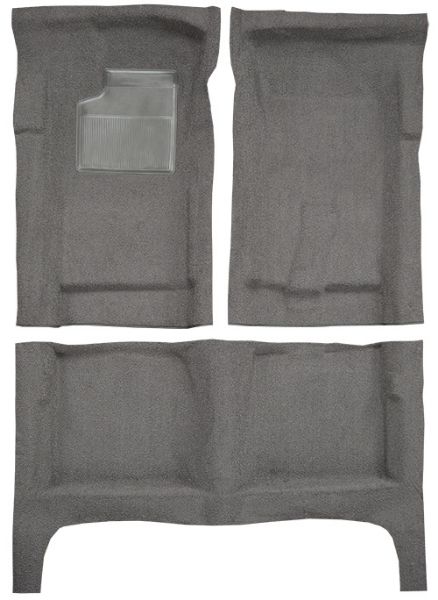 Picture of 1968-1969 Ford Thunderbird 2DR Auto with Console Loop Carpet Flooring 01 Black