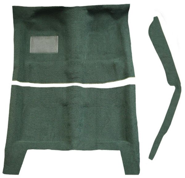 Picture of 1967-1969 Plymouth Barracuda Auto with Console Strip Pass Area Loop Carpet Flooring 01 Black